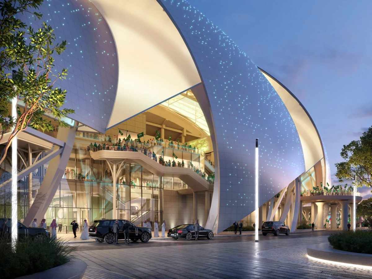 Architectural visualisation · © Populous