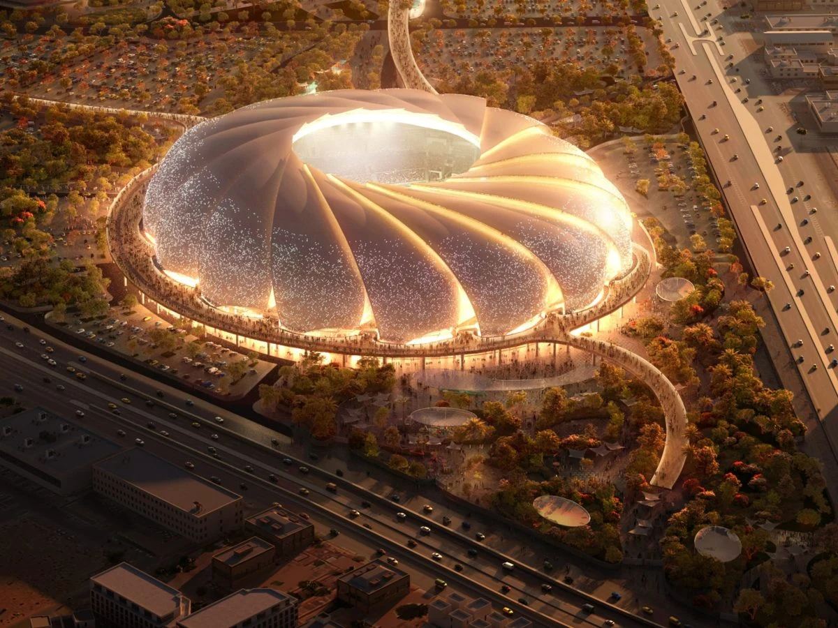 Architectural visualisation · © Populous