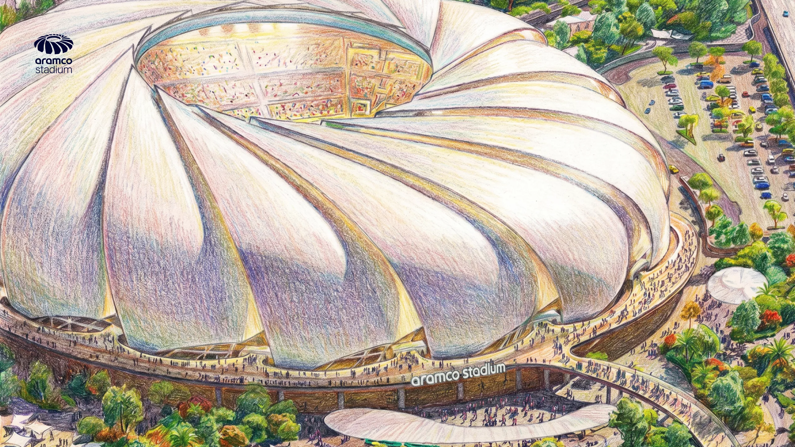 Official Aramco Stadium wallpaper